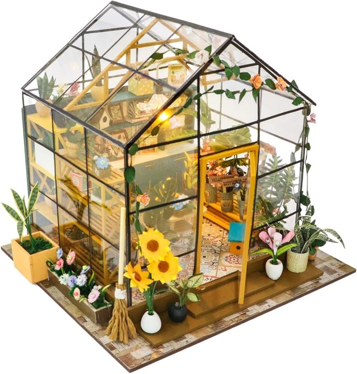 Miniature Doll House Diy Miniature Dollhouse Kit Wooden Doll House